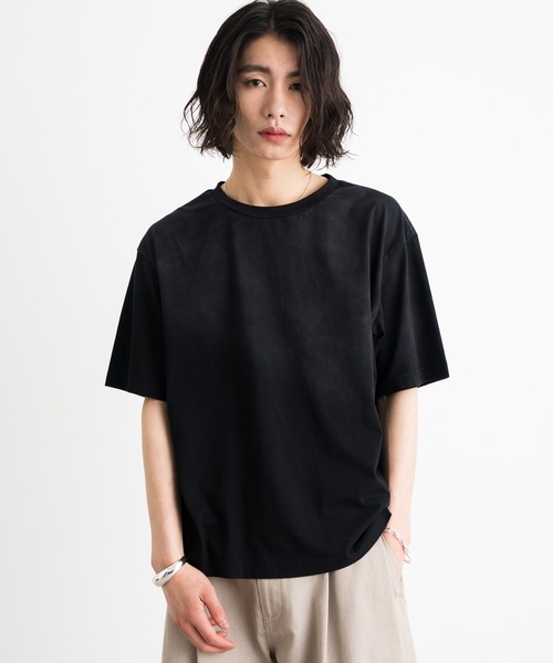SINSS（シンス）の「Vintage gradation compact T-shirt / ヴィンテージグラデーションコンパクトTシャツ（Tシャツ/カットソー・メンズ・ブラック/ブラック系その他・X-SMALL/SMALL/MEDIUM/LARGE）」の12枚目の写真