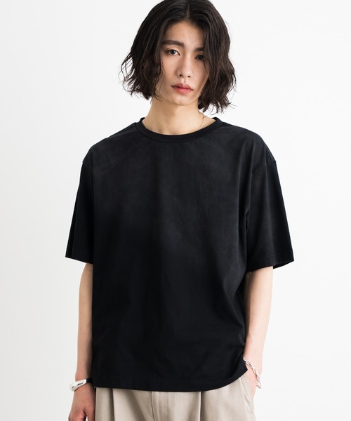 SINSS（シンス）の「Vintage gradation compact T-shirt / ヴィンテージグラデーションコンパクトTシャツ（Tシャツ/カットソー・メンズ・ブラック/ブラック系その他・X-SMALL/SMALL/MEDIUM/LARGE）」の15枚目の写真