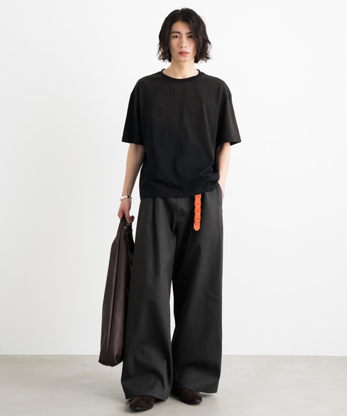 SINSS（シンス）の「Vintage gradation compact T-shirt / ヴィンテージグラデーションコンパクトTシャツ（Tシャツ/カットソー・メンズ・ブラック/ブラック系その他・X-SMALL/SMALL/MEDIUM/LARGE）」の17枚目の写真