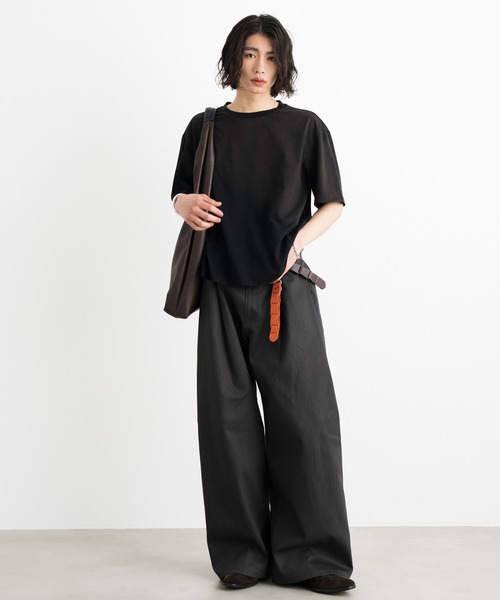 SINSS（シンス）の「Vintage gradation compact T-shirt / ヴィンテージグラデーションコンパクトTシャツ（Tシャツ/カットソー・メンズ・ブラック/ブラック系その他・X-SMALL/SMALL/MEDIUM/LARGE）」の21枚目の写真