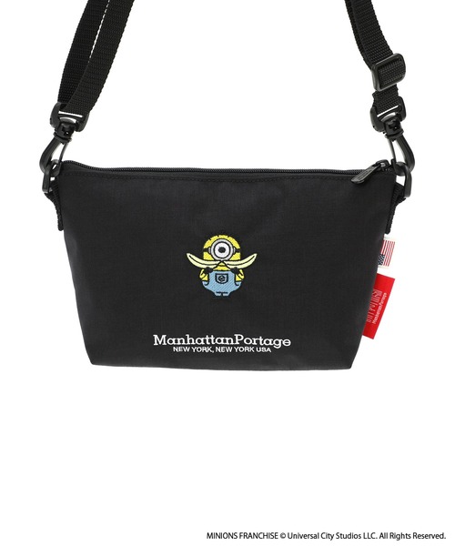 Manhattan Portage（マンハッタンポーテージ）の「Zuccotti Clutch 500D CORDURA / MINIONS（ショルダーバッグ・レディース・ブラック・X-SMALL）」の2枚目の写真