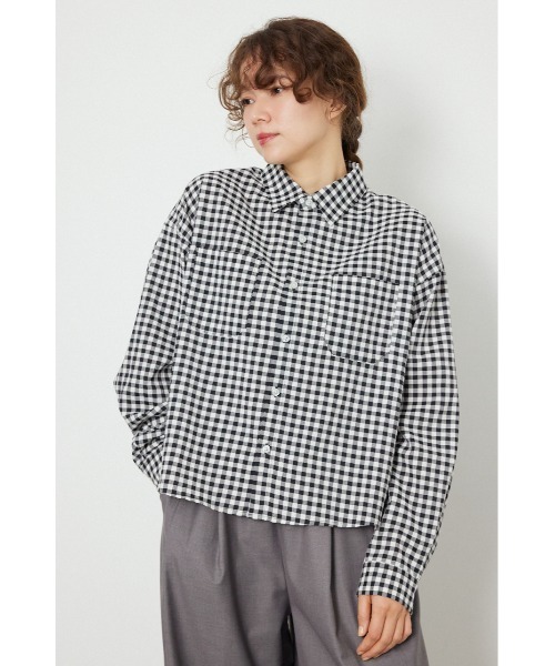 RODEO CROWNS WIDE BOWL(ロデオクラウンズワイドボウル)の「マルチパターンシャツ(シャツ/ブラウス・レディース・イエロー系その他/ブルー系その他3/ブラック系その他/パープル系その他・SMALL/MEDIUM)」の1枚目の写真