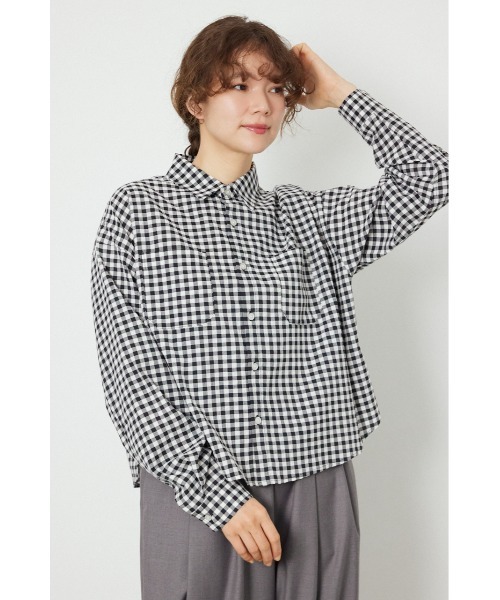 RODEO CROWNS WIDE BOWL(ロデオクラウンズワイドボウル)の「マルチパターンシャツ(シャツ/ブラウス・レディース・イエロー系その他/ブルー系その他3/ブラック系その他/パープル系その他・SMALL/MEDIUM)」の15枚目の写真