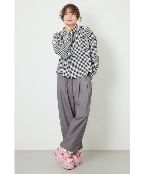 RODEO CROWNS WIDE BOWL(ロデオクラウンズワイドボウル)の「マルチパターンシャツ(シャツ/ブラウス・レディース・イエロー系その他/ブルー系その他3/ブラック系その他/パープル系その他・SMALL/MEDIUM)」の18枚目の写真