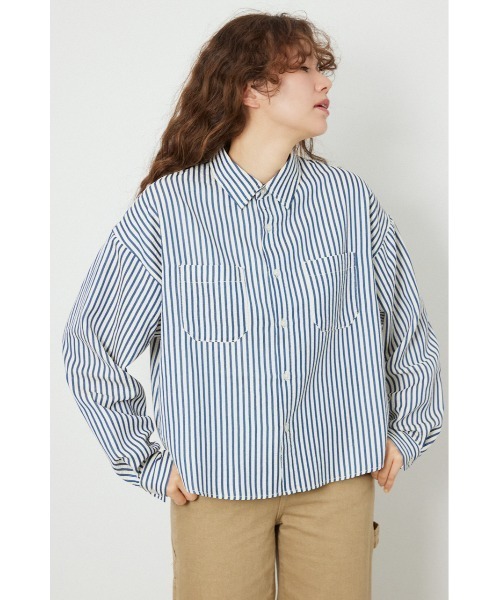 RODEO CROWNS WIDE BOWL(ロデオクラウンズワイドボウル)の「マルチパターンシャツ(シャツ/ブラウス・レディース・イエロー系その他/ブルー系その他3/ブラック系その他/パープル系その他・SMALL/MEDIUM)」の20枚目の写真