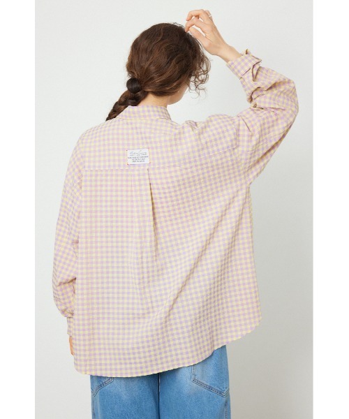 RODEO CROWNS WIDE BOWL(ロデオクラウンズワイドボウル)の「マルチパターンシャツ(シャツ/ブラウス・レディース・イエロー系その他/ブルー系その他3/ブラック系その他/パープル系その他・SMALL/MEDIUM)」の7枚目の写真