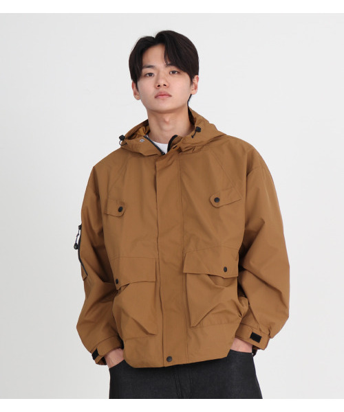BUTTON SEOUL（ボタンソウル）の「[TEFLON] コンパスウィンドブレーカー フードジャケット 4色（モカベージュ）（ブルゾン・メンズ・その他・M/L/XL）」の7枚目の写真