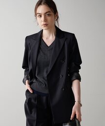 Whim Gazette シングルテーラードジャケット F ウィムガゼット Whim Gazette ウールシングルジャケット （gray） -靴