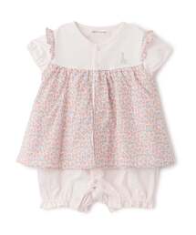 Sophie la girafe | 花柄ショートオール【日本製】(ロンパース)