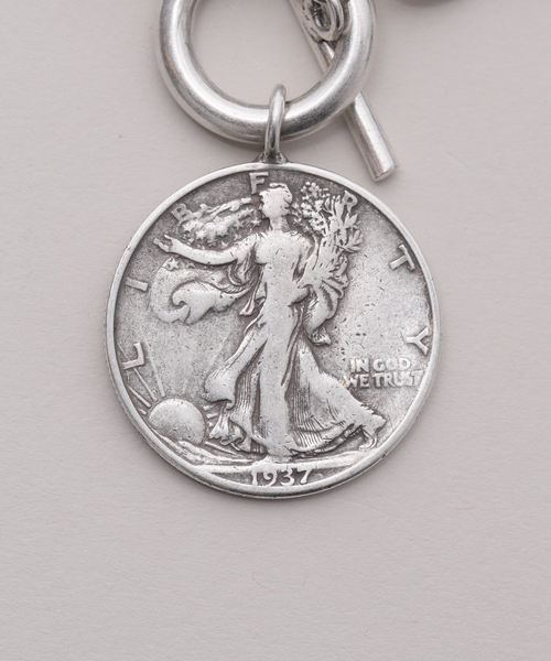 AP STUDIO(エーピーストゥディオ)の「【JANIS SAVITT/ジャニス・サビット】Silver Coin Bracelet(ブレスレット・レディース・シルバー・FREE)」の4枚目の写真