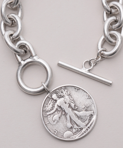 AP STUDIO(エーピーストゥディオ)の「【JANIS SAVITT/ジャニス・サビット】Silver Coin Bracelet(ブレスレット・レディース・シルバー・FREE)」の12枚目の写真