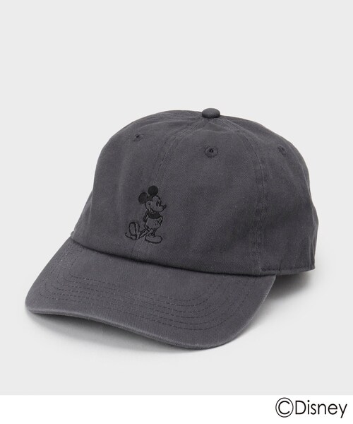 Disney(ディズニー)の「Disney capsule collection「ミッキーマウス」キャップ(キャップ・メンズ・ブラック/ダークグレー・00)」の1枚目の写真