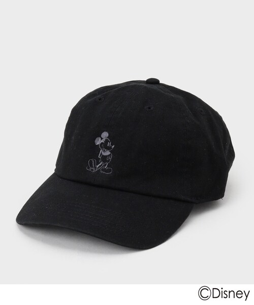 Disney(ディズニー)の「Disney capsule collection「ミッキーマウス」キャップ(キャップ・メンズ・ブラック/ダークグレー・00)」の2枚目の写真