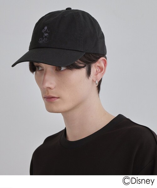 Disney(ディズニー)の「Disney capsule collection「ミッキーマウス」キャップ(キャップ・メンズ・ブラック/ダークグレー・00)」の7枚目の写真