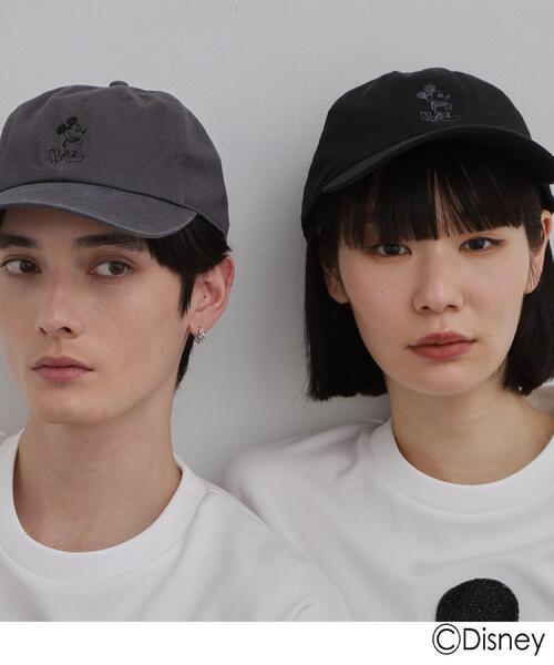 Disney(ディズニー)の「Disney capsule collection「ミッキーマウス」キャップ(キャップ・メンズ・ブラック/ダークグレー・00)」の8枚目の写真