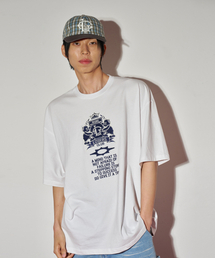 バスティロゴ半袖Tシャツホワイト