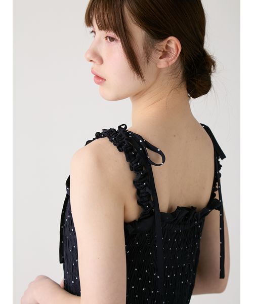 FURFUR(ファーファー)の「ボリュームシャーリングワンピース(ワンピース・レディース・イエロー/ネイビー/ホワイト・F)」の16枚目の写真