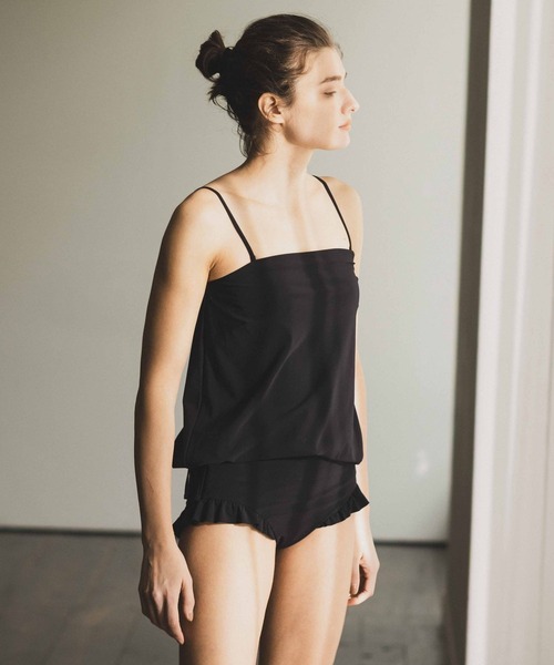 【新品未使用タグ付】Curensology×Speedo 水着　トップスのみ　黒 Curensology(カレンソロジー)/【Speedo】別注Swimsuit（水着）｜SPEEDO