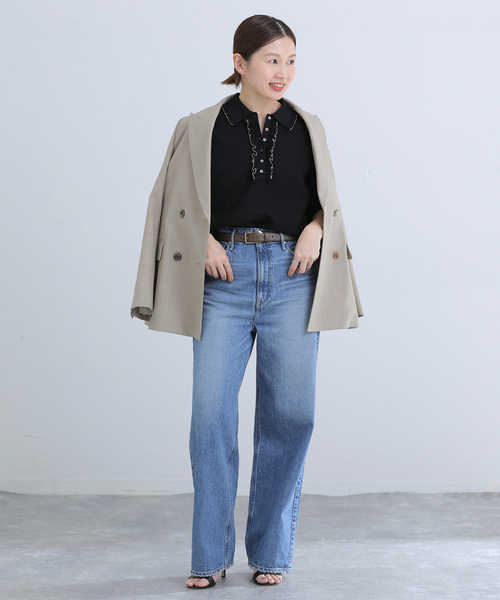 IENA(イエナ)の「《追加3》フリルプルオーバー(ニット/セーター・レディース・ブラック・FREE)」の6枚目の写真