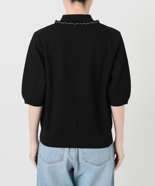 IENA(イエナ)の「《追加3》フリルプルオーバー(ニット/セーター・レディース・ブラック・FREE)」の17枚目の写真