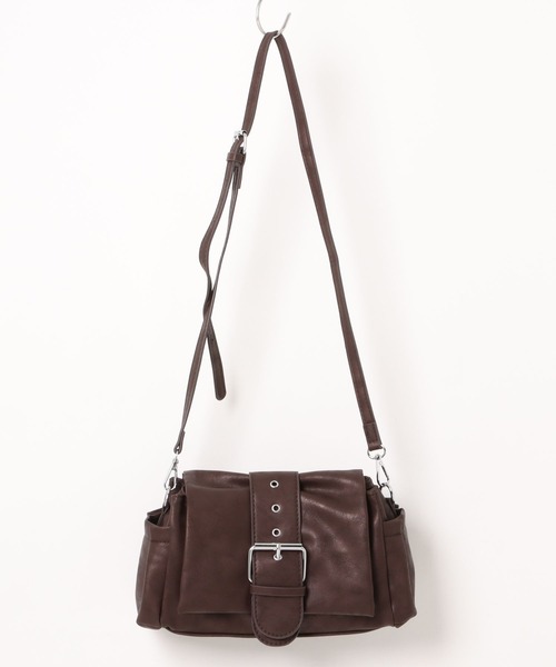 apres jour mignon（アプレジュールミニョン）の「【apresjour mignon×ARIAZ】メッセンジャーバッグ（ハンドバッグ・レディース・ピンク/ダークブラウン/ブラック・ONESIZE）」の7枚目の写真