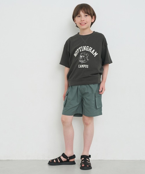 coca(coca)(コカ)の「キッズ コットンリップストップカーゴショートパンツ(カーゴパンツ・キッズ・マスタード/パープル/グリーン/ブラック・120/130/140/150)」の17枚目の写真