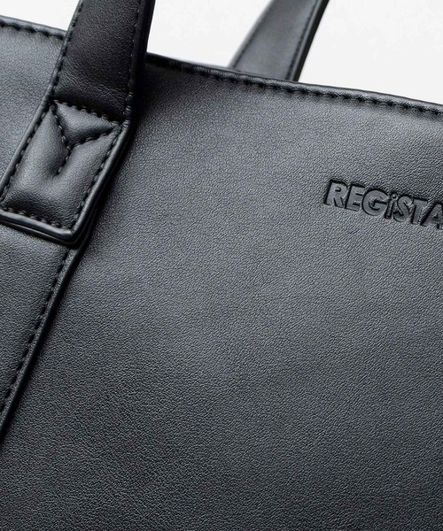 REGiSTA(レジスタ)の「スプリットレザー(牛床革) 2WAY ミニトート ショルダーバッグ(トートバッグ・メンズ・ブラック/ブラック系その他・FREE)」の11枚目の写真