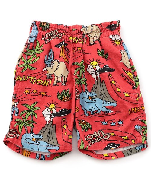 F.O.KIDS(エフオーキッズ)の「DINO総柄ショーツ(その他パンツ・キッズ・レッド/チャコール・140/130/120/110/100/90/80)」の5枚目の写真