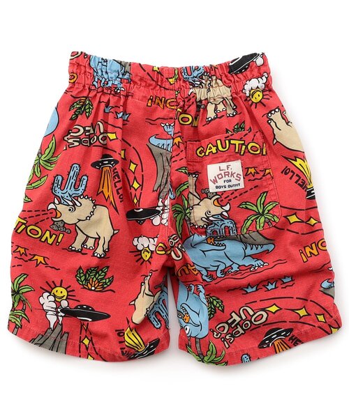 F.O.KIDS(エフオーキッズ)の「DINO総柄ショーツ(その他パンツ・キッズ・レッド/チャコール・140/130/120/110/100/90/80)」の7枚目の写真