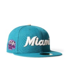 NEW ERA（ニューエラ）の「ニューエラ【NEW ERA】- 70978306 MIAMI MARLINS CO MARLINS PARK 2012 59FIFTY TITLEWAVE（キャップ）」