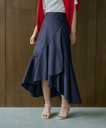 ラッフルマーメイドスカート680403