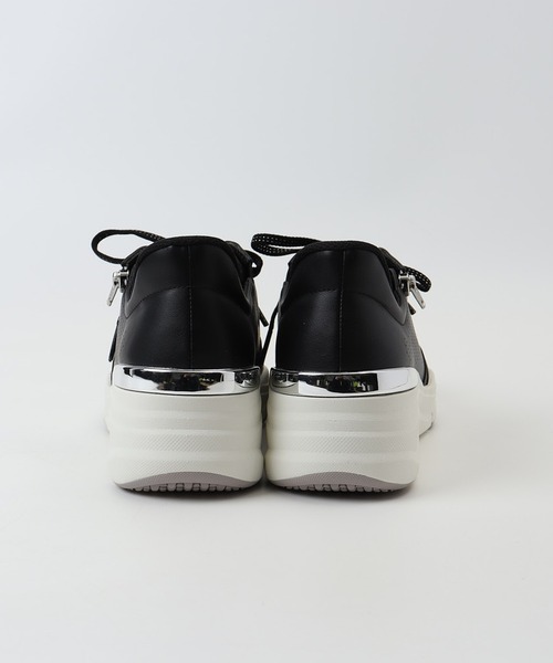 Pansy(パンジー)の「Pansy カジュアル スニーカー(スニーカー・レディース・ブラック/シルバー/ホワイト・24.5cm/23.5cm/23cm/22.5cm/24cm)」の4枚目の写真