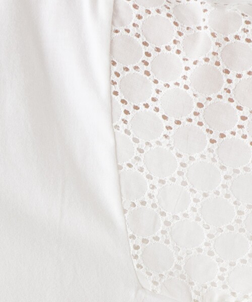 one'sterrace(ワンズテラス)の「異素材刺繍切替プルオーバー(Tシャツ/カットソー・レディース・ブラック系8/ブルー系その他7/ホワイト系9・02)」の11枚目の写真