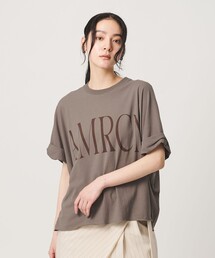 <Americana>ロールアップ クロップド Tシャツ