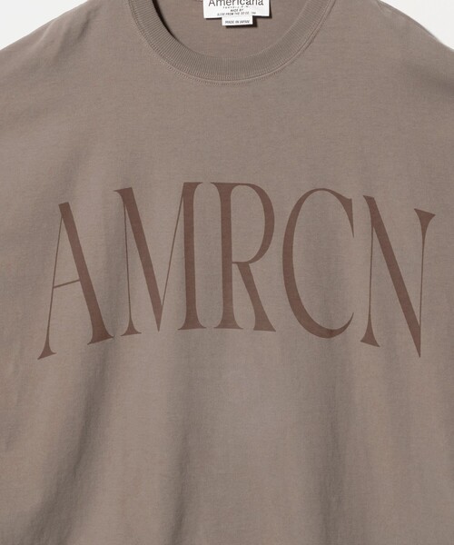 AMERICANA(アメリカーナ)の「<Americana>ロールアップ クロップド Tシャツ(Tシャツ/カットソー・レディース・ダークブラウン・FREE)」の13枚目の写真