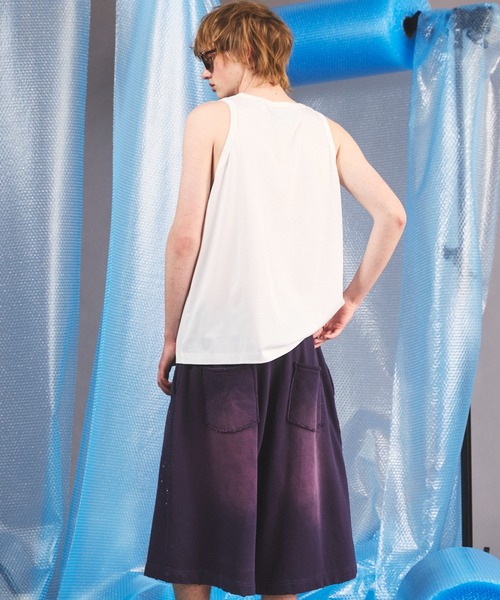 MAISON SPECIAL（メゾンスペシャル）の「《UNISEX》Suvin GIZA Cotton Ultimate Comfort Tank Top/スヴィンギザコットンアルティメットコンフォートタンクトップ【MAISON SPECIAL/メゾンスペシャル】（タンクトップ・メンズ・ホワイト/ブラック・2/1/0）」の10枚目の写真