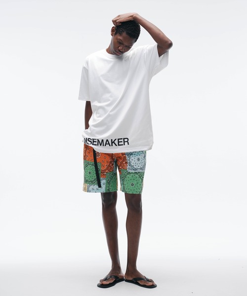 NOISE MAKER（ノイズメーカー）の「【接触冷感】ヘムロゴプリントTEE（Tシャツ/カットソー・メンズ・ブラック/ホワイト・X-LARGE/LARGE/MEDIUM）」の2枚目の写真