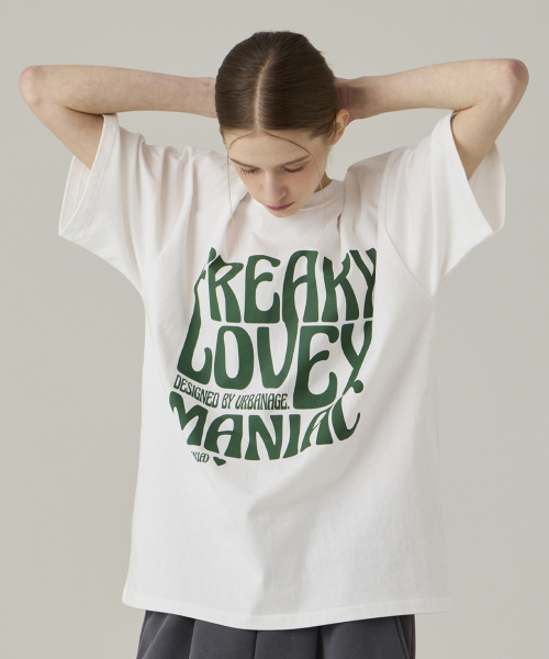 URBANAGE(アーバンエイジ)の「MANIACオーバー半袖ホワイト(Tシャツ/カットソー・レディース・その他・MEDIUM/LARGE)」の14枚目の写真