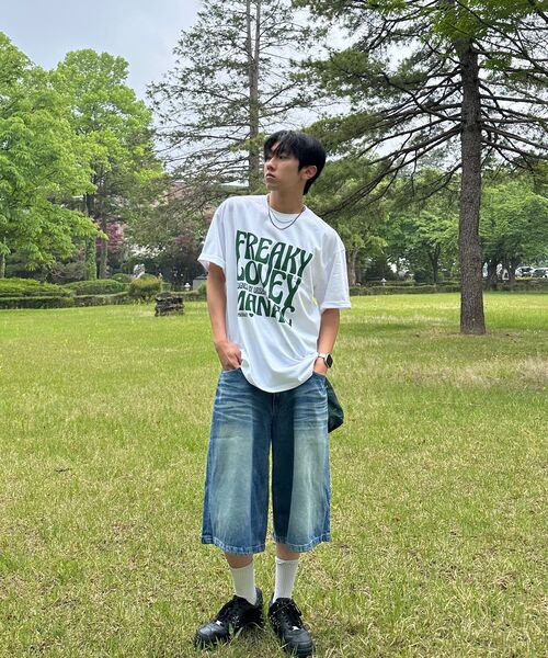 URBANAGE(アーバンエイジ)の「MANIACオーバー半袖ホワイト(Tシャツ/カットソー・レディース・その他・MEDIUM/LARGE)」の7枚目の写真