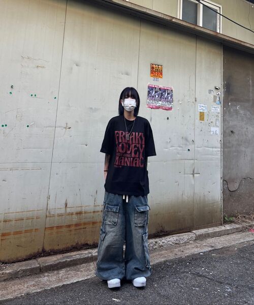 URBANAGE(アーバンエイジ)の「MANIACオーバー半袖ホワイト(Tシャツ/カットソー・レディース・その他・MEDIUM/LARGE)」の3枚目の写真