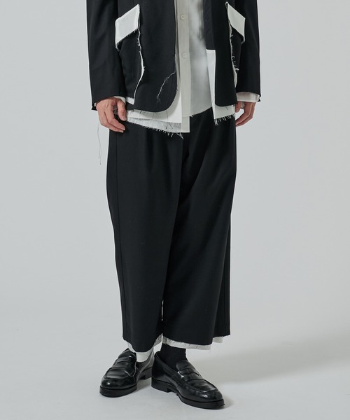 sulvam(サルバム)の「【sulvam】クラシックパンツ(スラックス・メンズ・ブラック・M/S)」の1枚目の写真