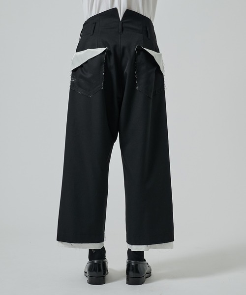 sulvam(サルバム)の「【sulvam】クラシックパンツ(スラックス・メンズ・ブラック・M/S)」の3枚目の写真