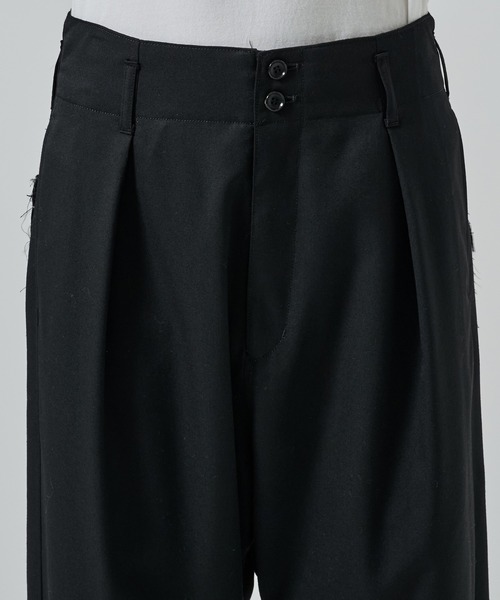 sulvam(サルバム)の「【sulvam】クラシックパンツ(スラックス・メンズ・ブラック・M/S)」の6枚目の写真