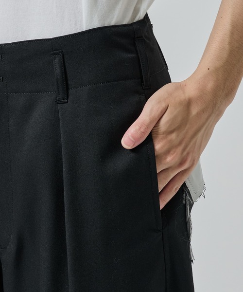 sulvam(サルバム)の「【sulvam】クラシックパンツ(スラックス・メンズ・ブラック・M/S)」の7枚目の写真