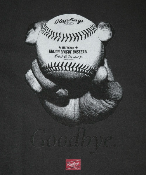 ARCHIVER（アーカイバ）の「【RS】【Rawlings/ローリングス】GOOD BYE FORK T / ｸﾞｯﾊﾞｲﾌｫｰｸT（Tシャツ/カットソー・メンズ・ホワイト/ブラック/ライトグレー・X-LARGE/LARGE）」の9枚目の写真