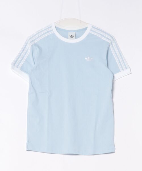 ADIDAS ｳｪｱ アディダス W 3STRIPES TEE(GFX INJ) ショートスリーブ