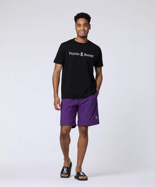 Psycho Bunny（サイコバニー）の「ベーシックバニー 横ロゴプリントTシャツ（Tシャツ/カットソー・メンズ・ブラック/ライトブルー/ホワイト・X-LARGE/LARGE/MEDIUM/SMALL）」の10枚目の写真