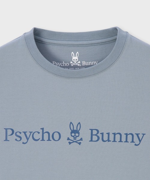 Psycho Bunny（サイコバニー）の「ベーシックバニー 横ロゴプリントTシャツ（Tシャツ/カットソー・メンズ・ブラック/ライトブルー/ホワイト・X-LARGE/LARGE/MEDIUM/SMALL）」の17枚目の写真