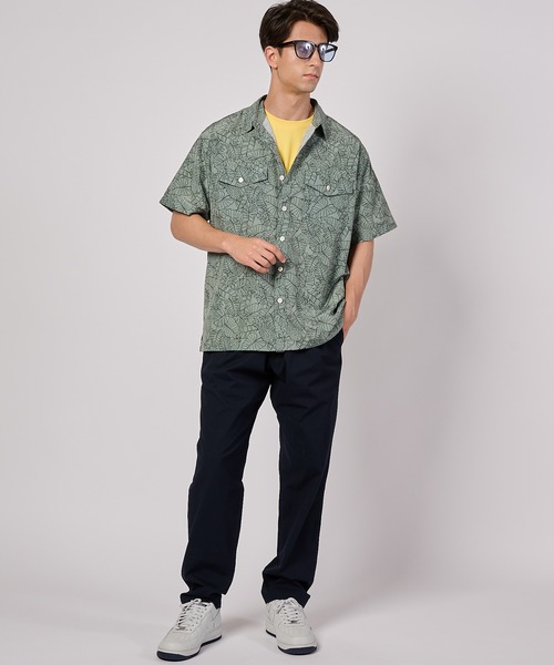 Eddie Bauer(エディーバウアー)の「マウンテン 半袖シャツ(シャツ/ブラウス・メンズ・ダークグリーン/カーキ/コーラル/アイボリー・L/S/M/XL/XXL)」の22枚目の写真
