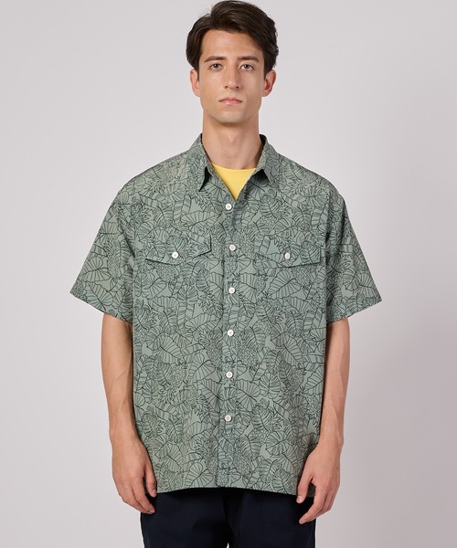 Eddie Bauer(エディーバウアー)の「マウンテン 半袖シャツ(シャツ/ブラウス・メンズ・ダークグリーン/カーキ/コーラル/アイボリー・L/S/M/XL/XXL)」の6枚目の写真